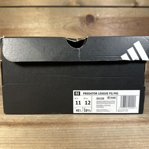 Mens 11 - Adidas Predator League FG/MG Stealth Victory Pack Soccer Cleats ID1328 main image 3